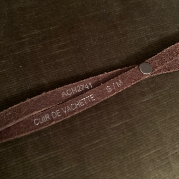 Cuir De Vachette belt size small / medium double wrapped - Picture 2 of 3